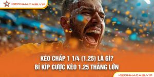 Kèo chấp 1.25 là gì cùng kèo nhà cái