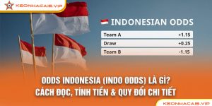 Odds Indonesia (Indo Odds) Là Gì? Cách Đọc, Tính Tiền & Quy Đổi Chi Tiết